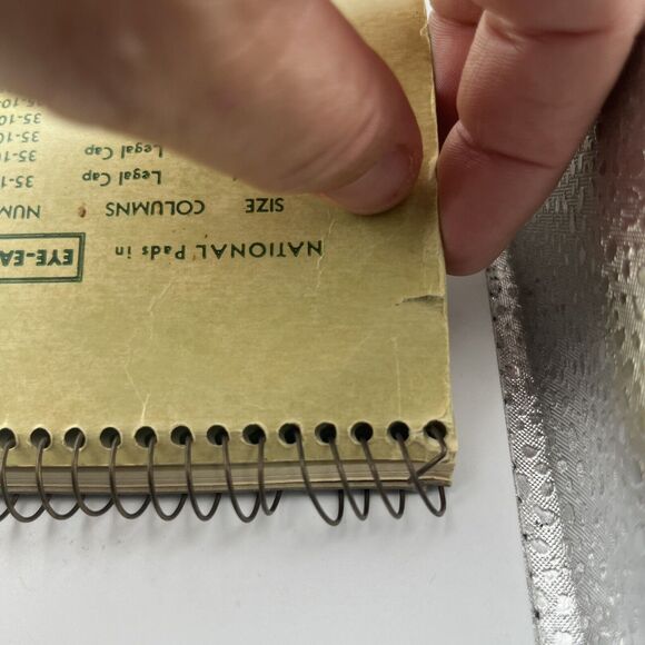 Vintage Analysis Pad National 13 Column 14X8.5" 36 Sheet Eye-Ease 35-113 Spiral - Picture 15 of 16